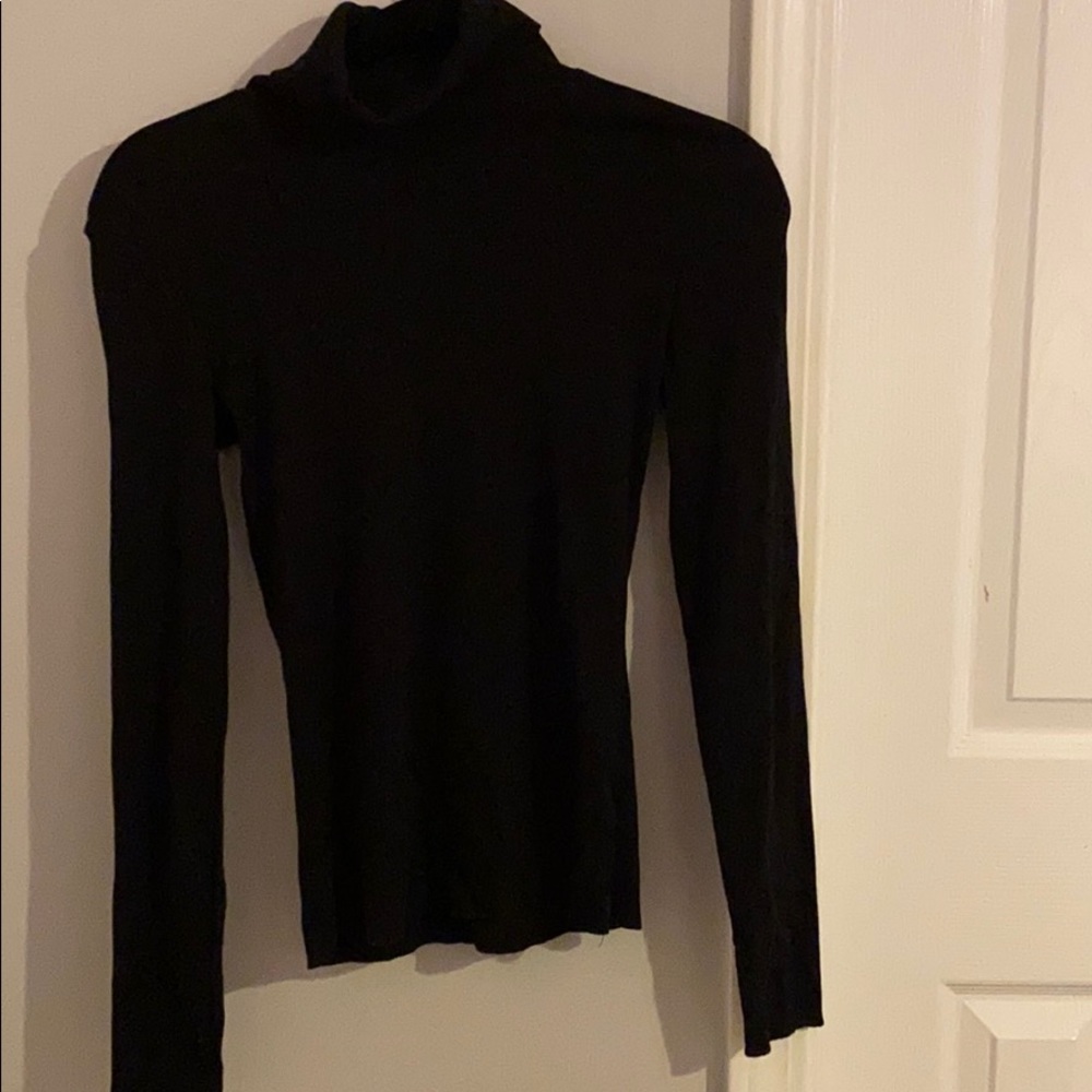 Black turtle neck
